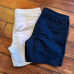 2 Pairs J Crew Shorts